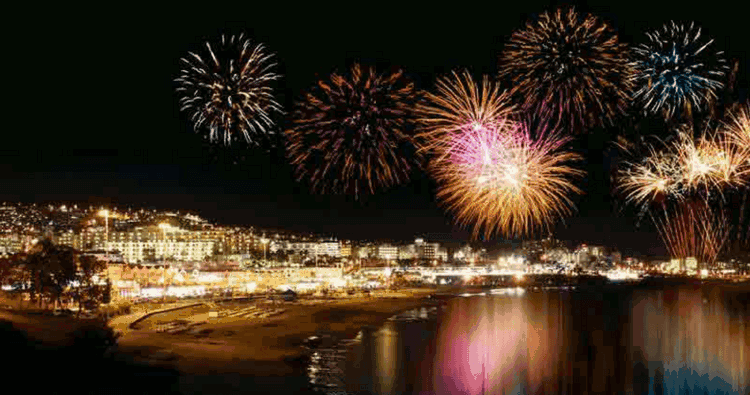 Rimini New year Firework