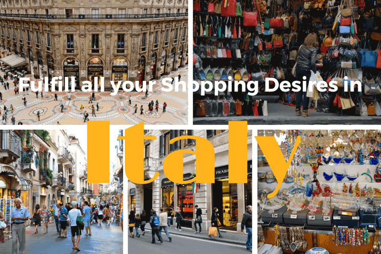 Shopping in Italy Italy Travel Guide