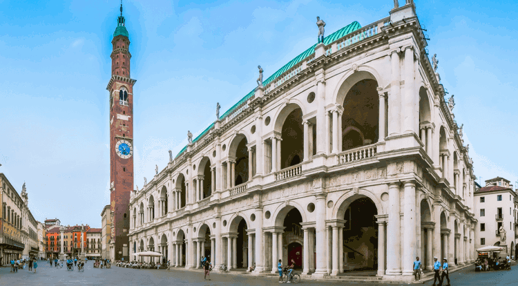 Piazza Dei Signori in Vicenza, Veneto, Italy