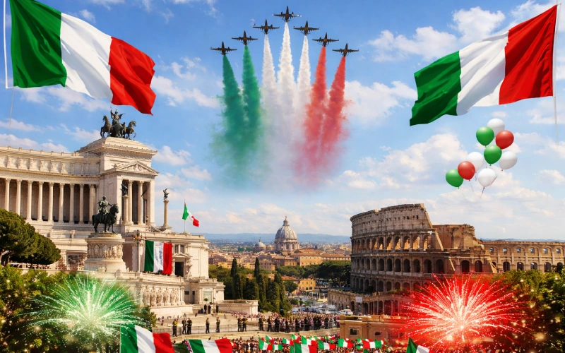 Italy Republic Day celebration in Rome