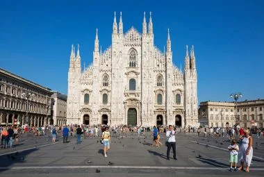 Milan Cathedral (Duomo di Milano) on a sunny day