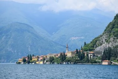 Scenic village on Lake Como, Italy